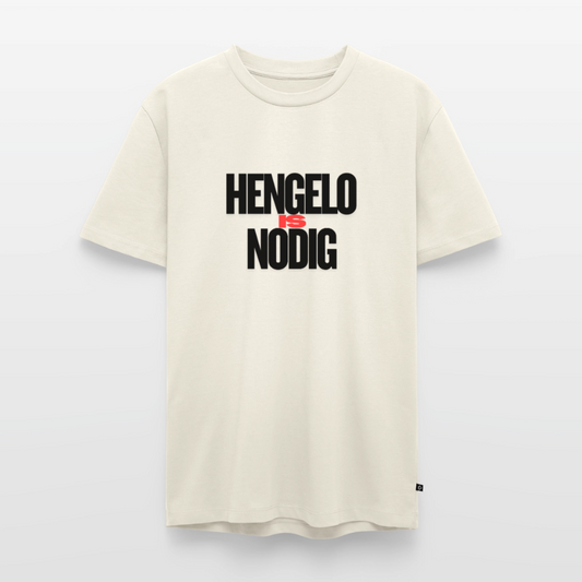 Shirt 'Hengelo is nodig' | Zwart | Men - natuurwit