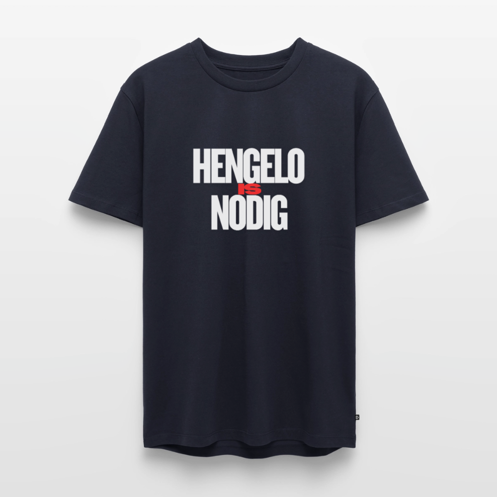 Shirt 'Hengelo is nodig' | Wit | Men - navy