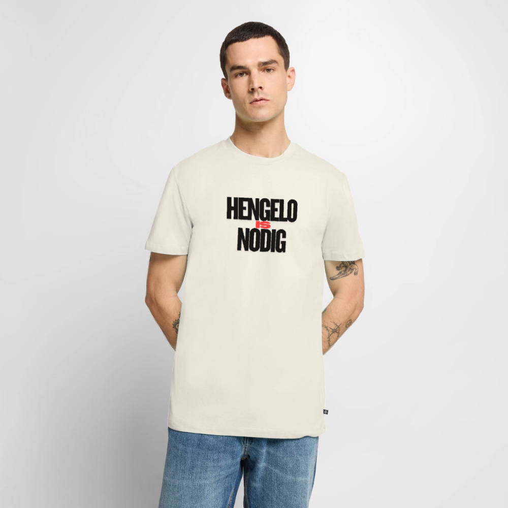 Shirt 'Hengelo is nodig' | Zwart | Men - natuurwit