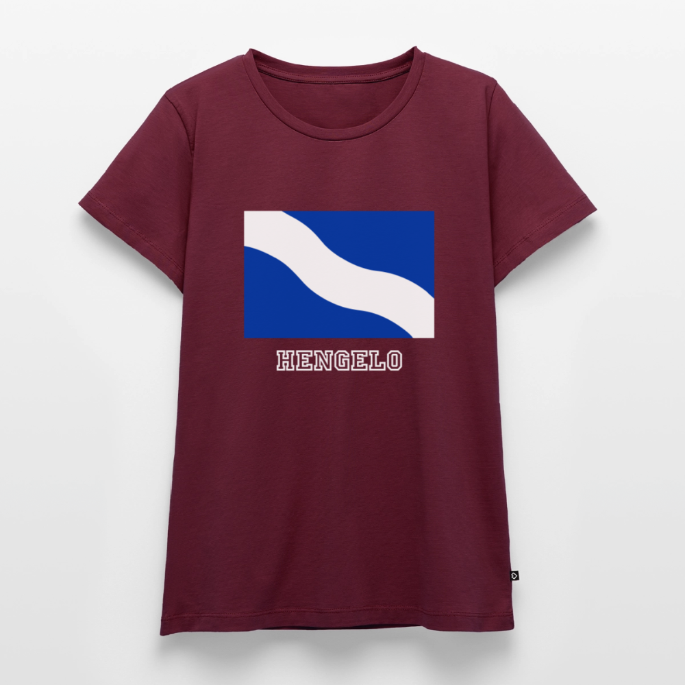 Shirt 'Vlag Hengelo' | Women - bourgondisch