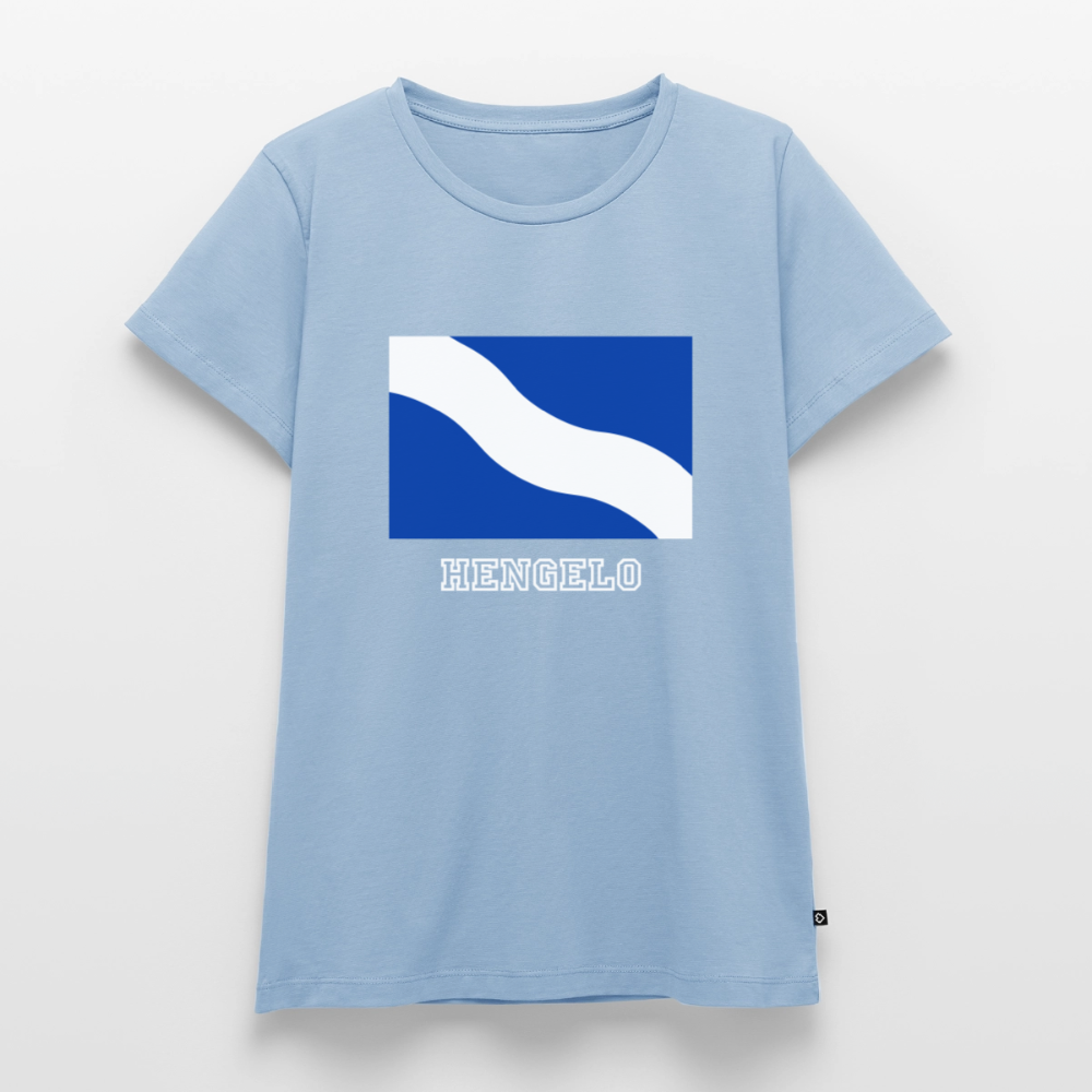 Shirt 'Vlag Hengelo' | Women - lichtblauw