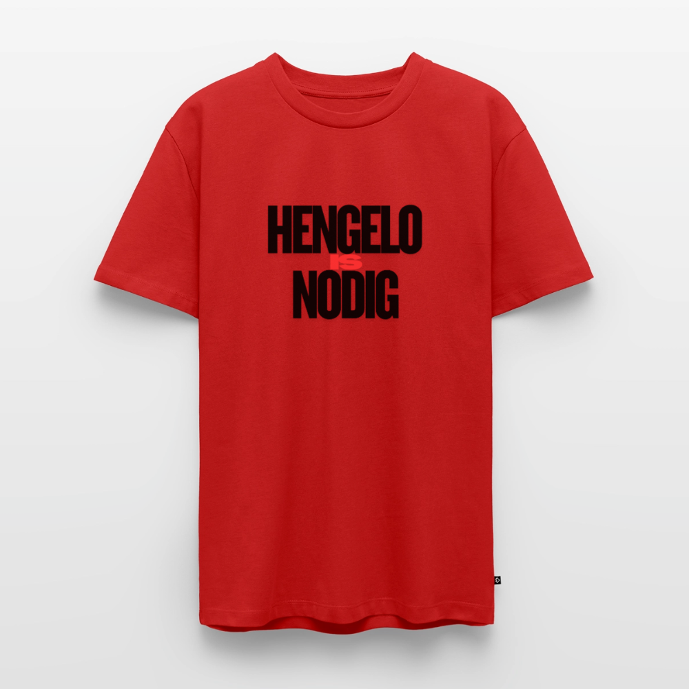 Shirt 'Hengelo is nodig' | Zwart | Men - rood