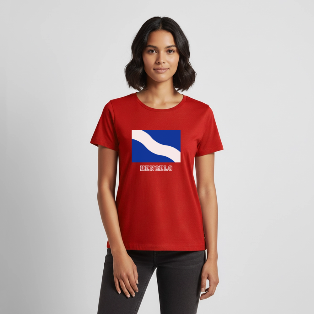 Shirt 'Vlag Hengelo' | Women - rood