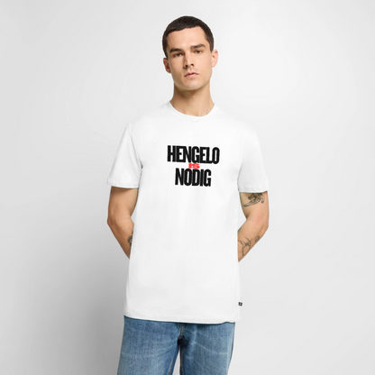 Shirt 'Hengelo is nodig' | Zwart | Men - wit