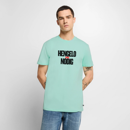 Shirt 'Hengelo is nodig' | Zwart | Men - mint 
