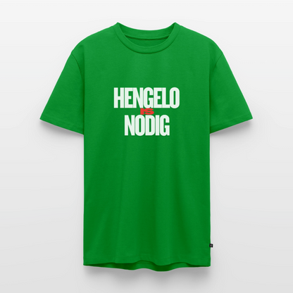 Shirt 'Hengelo is nodig' | Wit | Men - groen