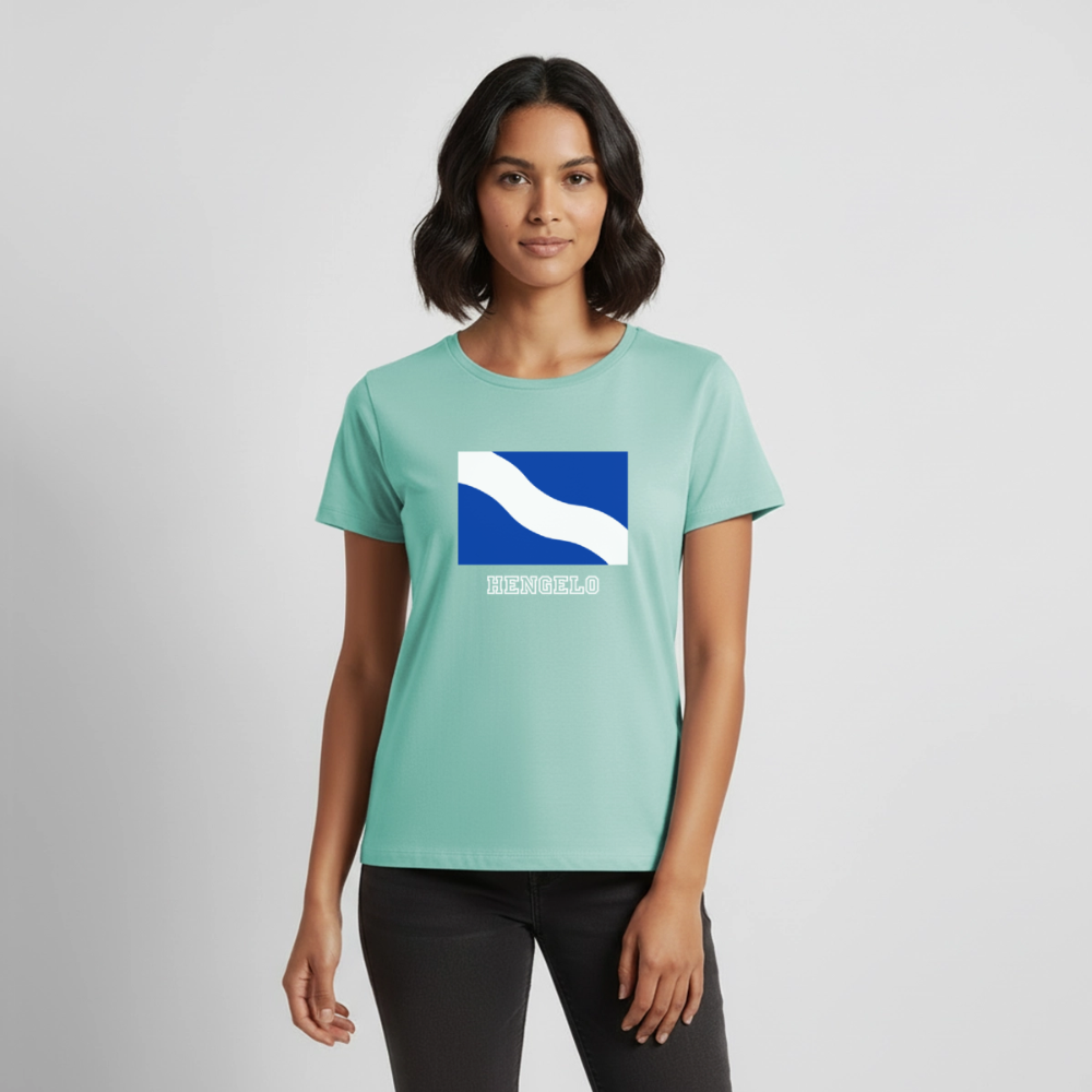 Shirt 'Vlag Hengelo' | Women - mint 
