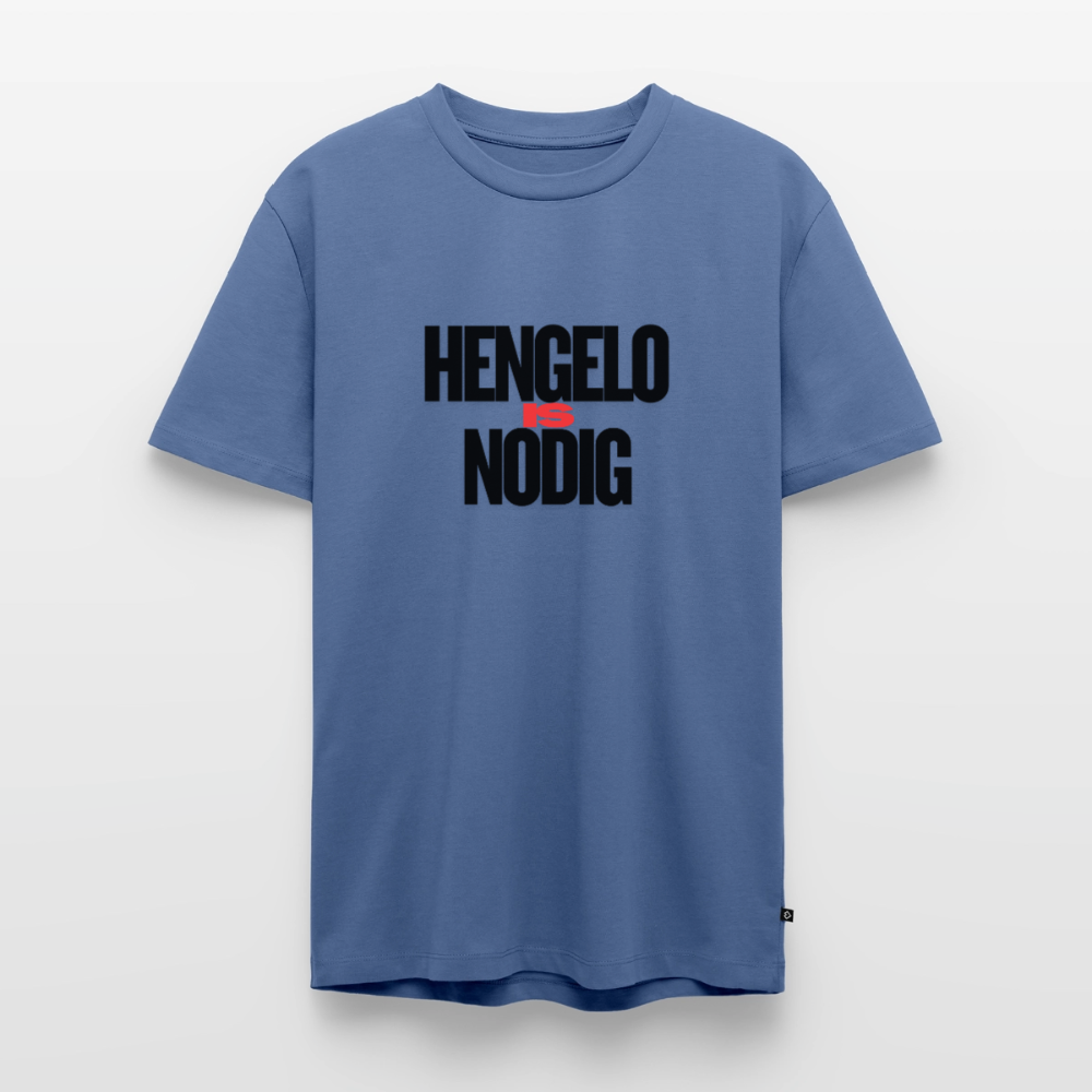 Shirt 'Hengelo is nodig' | Zwart | Men - duifblauw
