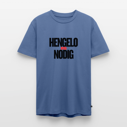 Shirt 'Hengelo is nodig' | Zwart | Men - duifblauw