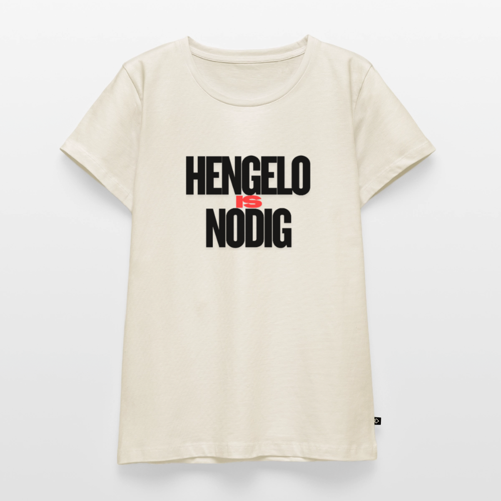 Shirt 'Hengelo is nodig' | Zwart | Women - natuurwit