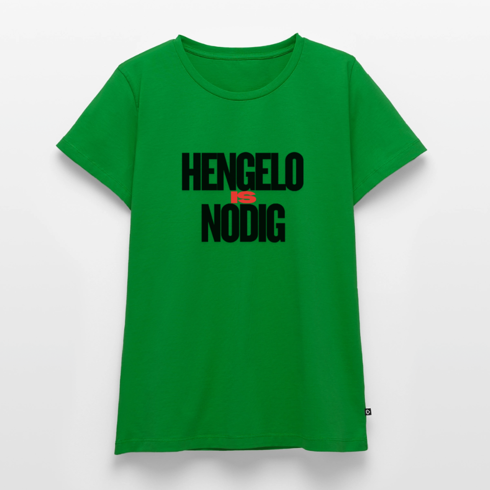 Shirt 'Hengelo is nodig' | Zwart | Women - groen