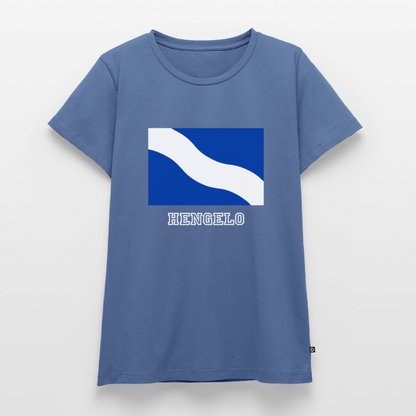 Shirt 'Vlag Hengelo' | Women - duifblauw