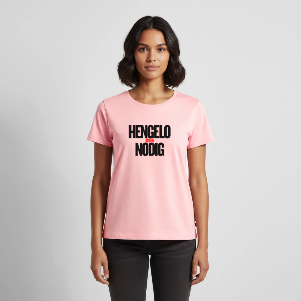 Shirt 'Hengelo is nodig' | Zwart | Women - roze