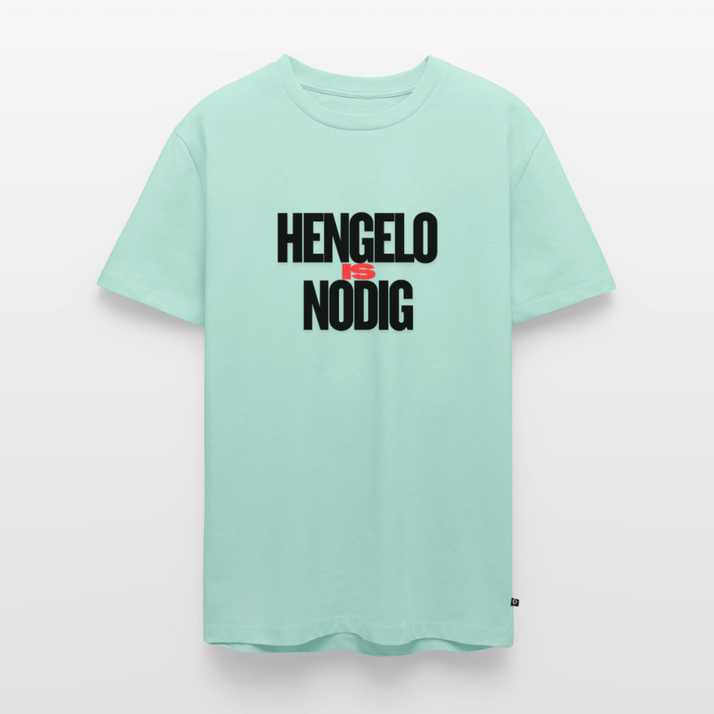 Shirt 'Hengelo is nodig' | Zwart | Men - mint 