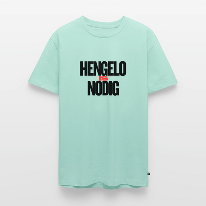Shirt 'Hengelo is nodig' | Zwart | Men - mint 