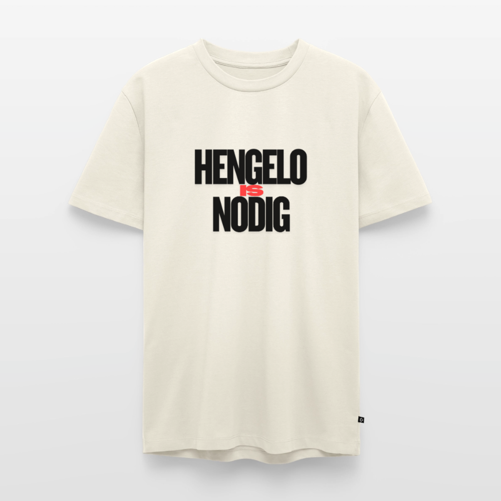 Shirt 'Hengelo is nodig' | Zwart | Men - natuurwit