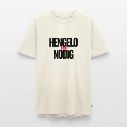Shirt 'Hengelo is nodig' | Zwart | Men - natuurwit